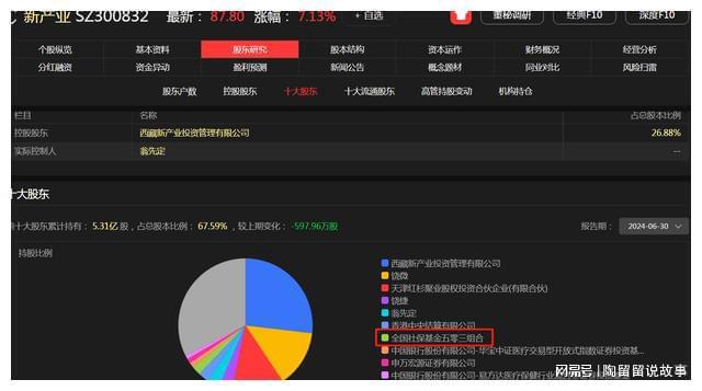 社保持股市值超过亿的公司有468家这10个公司持有最多！(图5)
