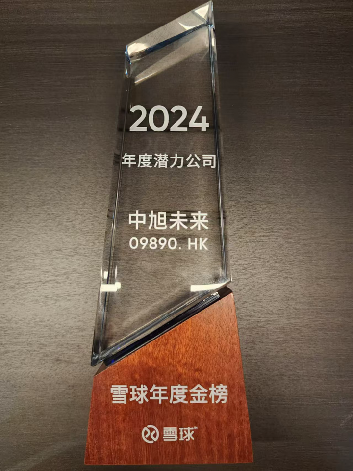 中旭未来（贪玩游戏）荣获2024年度潜力公司