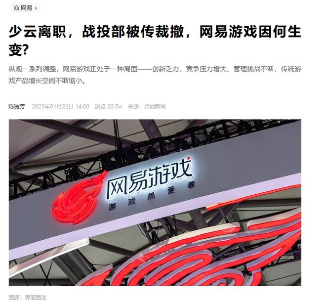 网易游戏最像“坐过山车”的一年(图7)
