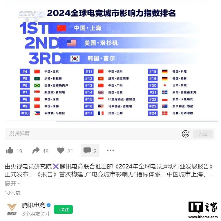 2025 全球电竞大会官宣 8 月 1 日在上海举办拳头游戏将宣布顶级赛事落沪(图2)